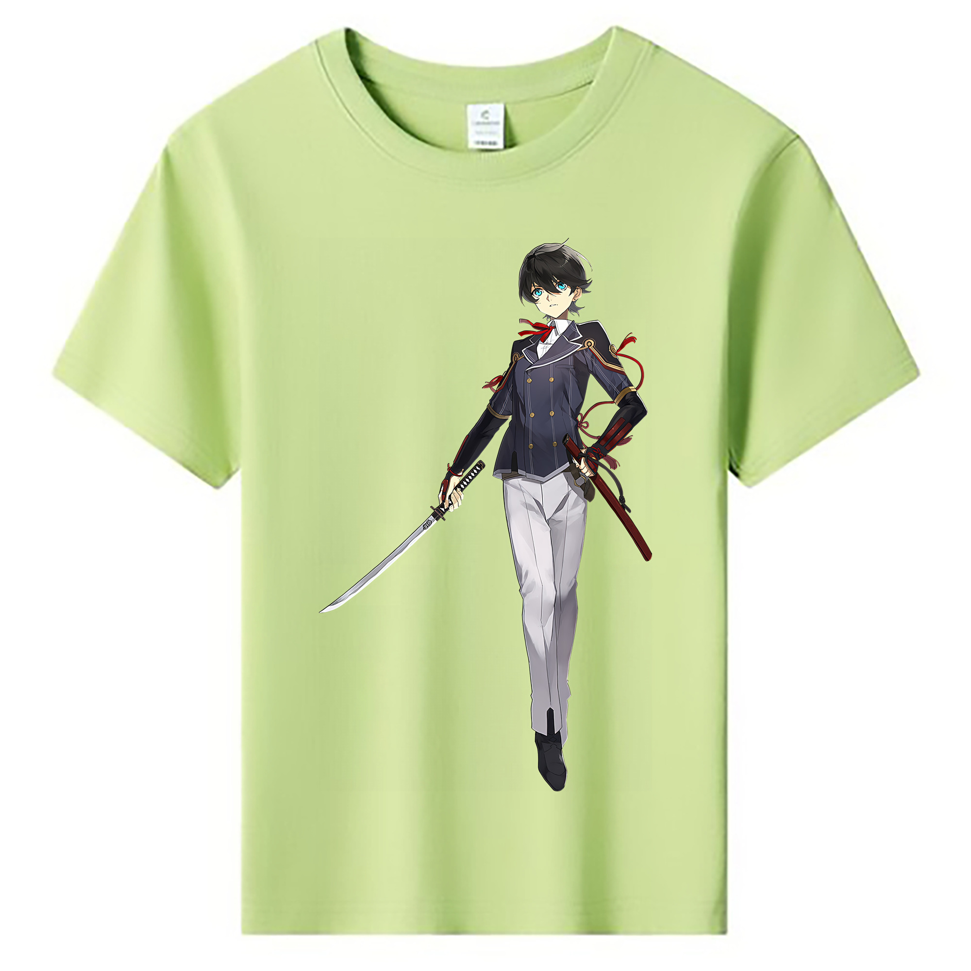 （画像用） 刀剣乱舞 Touken Ranbu 綿100％キッズTシャツ（フロントプリント）